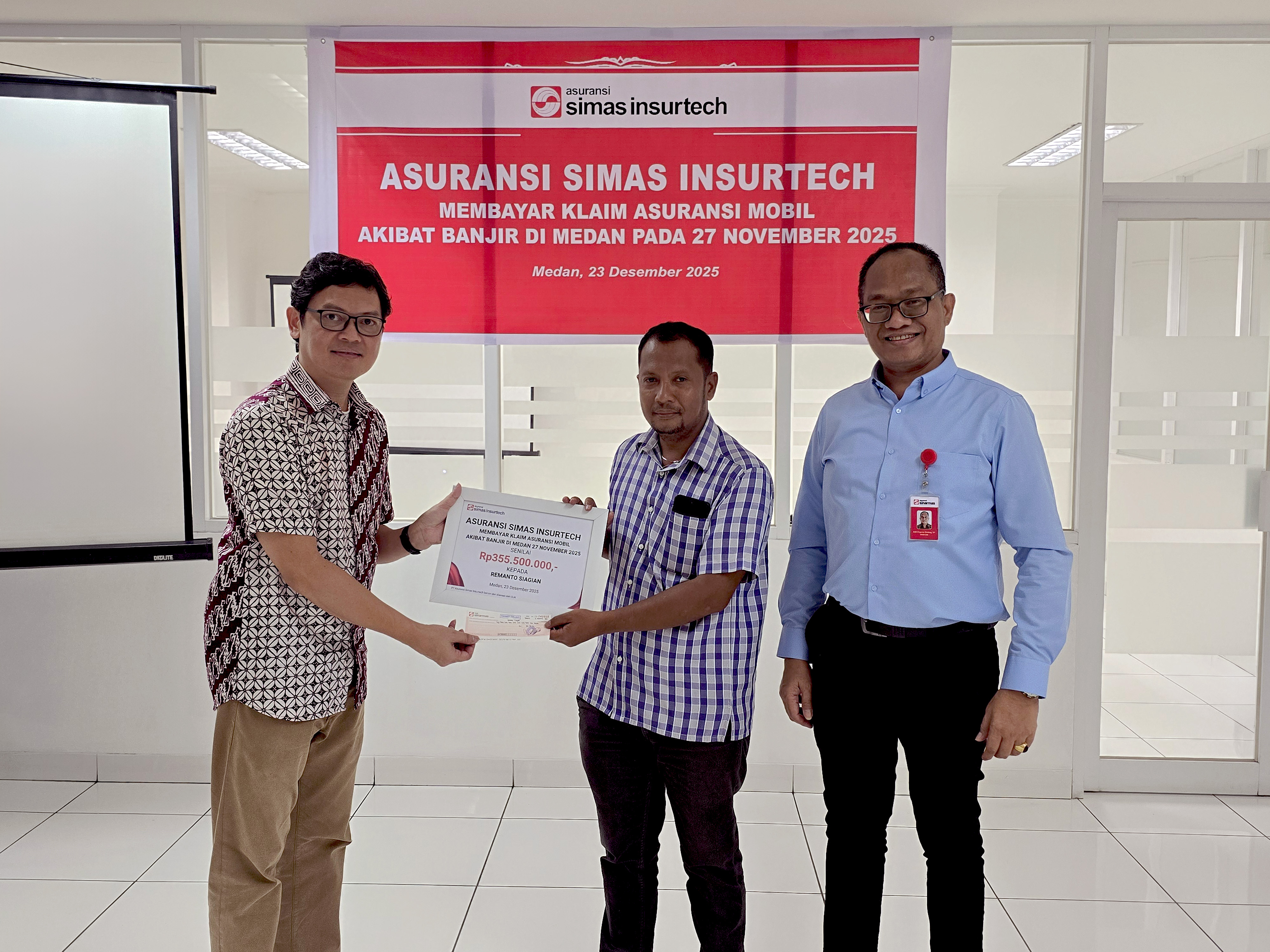 Gerak Cepat, Simas Insurtech Bayarkan Klaim Mobil Rp1,3 Miliar