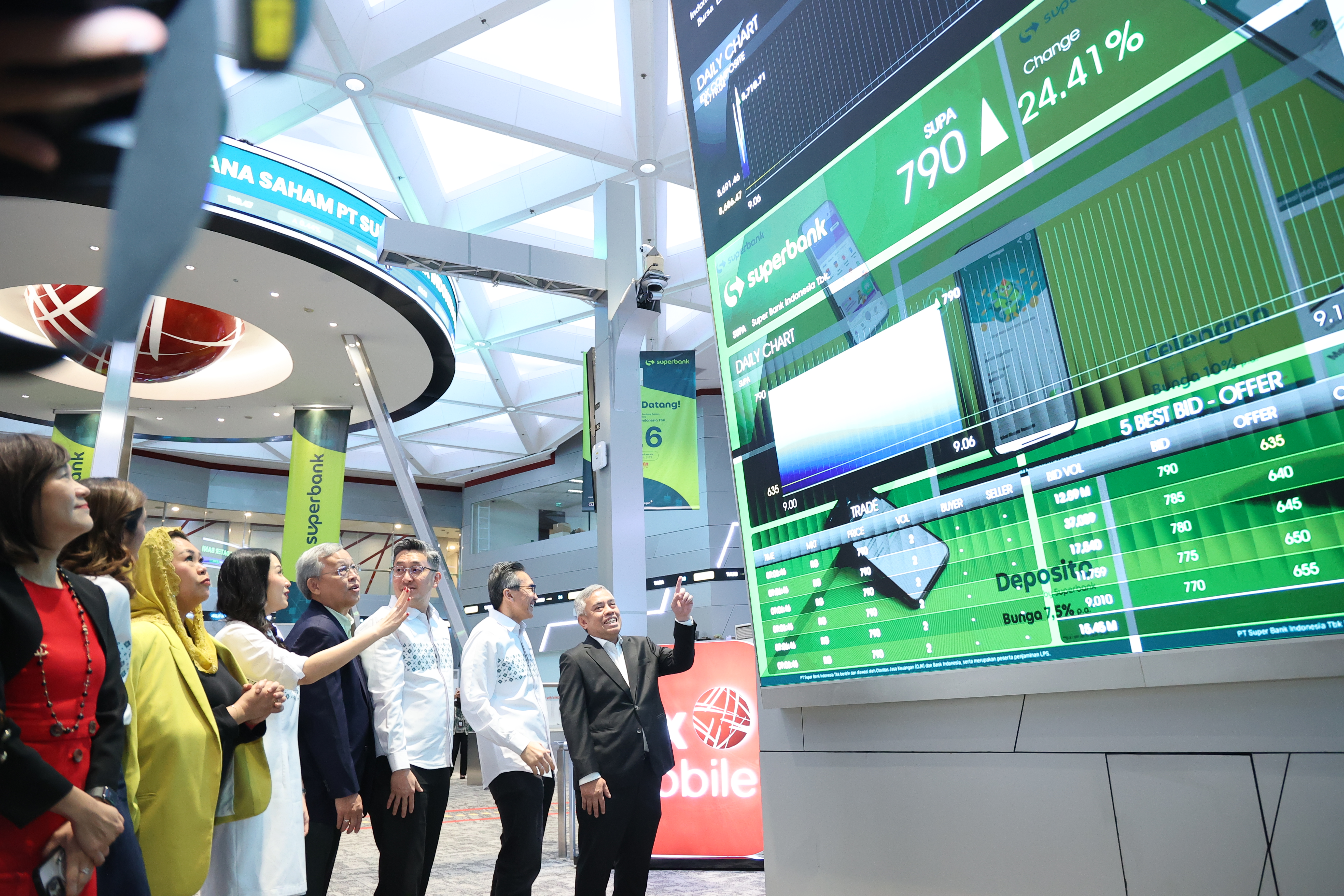 Melantai di BEI, Superbank (SUPA) Tancap Gas Kembangkan Ekosistem Perbankan Digital