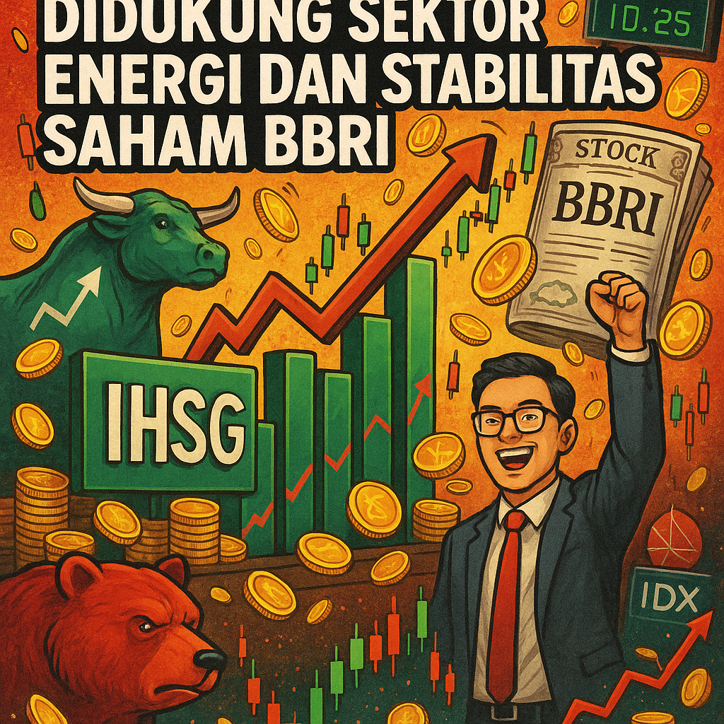 Kenaikan IHSG Didukung Sektor Energi dan Stabilitas Saham BBRI