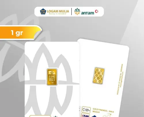 Harga Emas Antam Kamis Ini Turun Rp27.000 per Gram