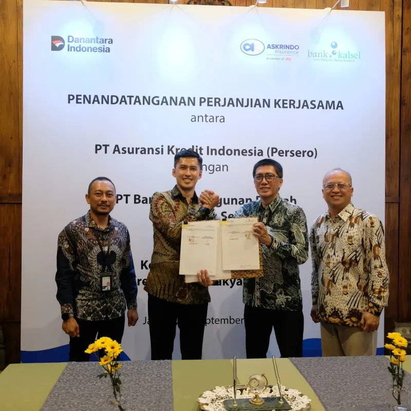 Askrindo dan Bank Kalsel Kolaborasi Dukung Pembangunan dan UMKM Daerah