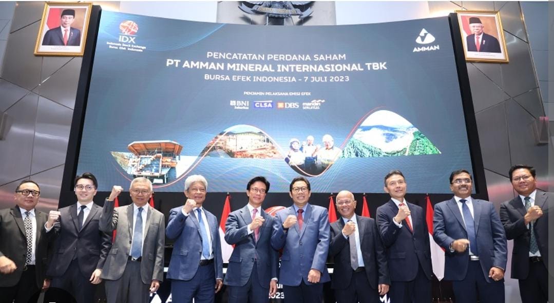 Bos AMMN Lepas Saham Jelang Tutup Tahun, Raup Ratusan Miliar