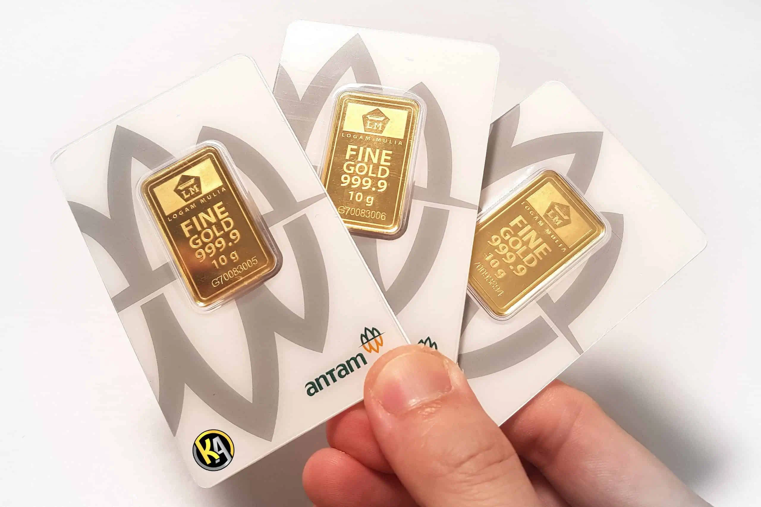 Harga Emas Antam Selasa Ini Naik Rp20.000 per Gram