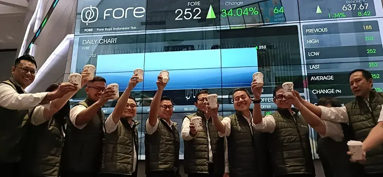 FORE Baru Pakai 49% Dana IPO, Rp170M Masih Mengendap di Bank Mandiri