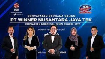 Pengendali WINR Buang 58,1 Juta Saham di Papan FCA