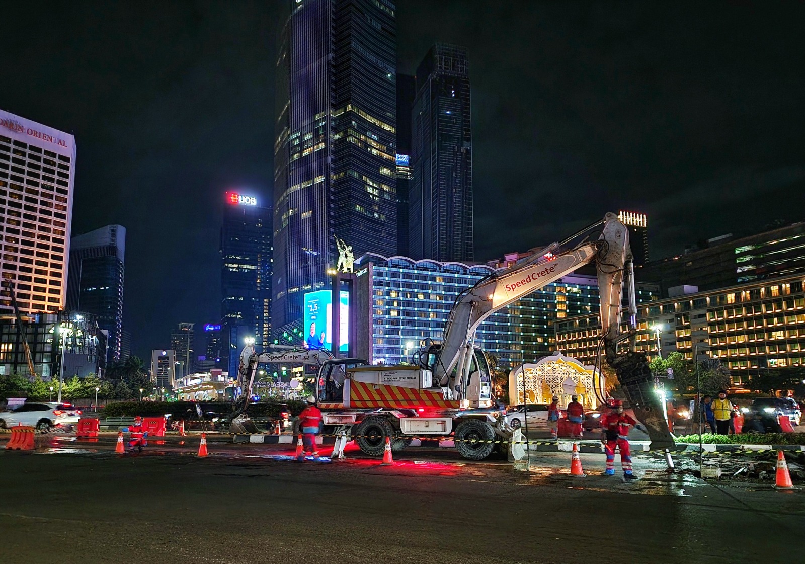 Beton Cepat Kering SIG Berhasil Pangkas Waktu Perbaikan Jalan