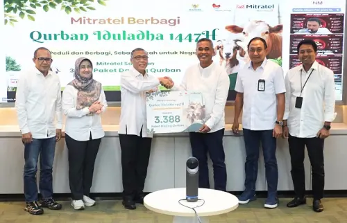 Mitratel (MTEL) Gandeng BAZNAS Tebar Berkah hingga Pelosok Daerah