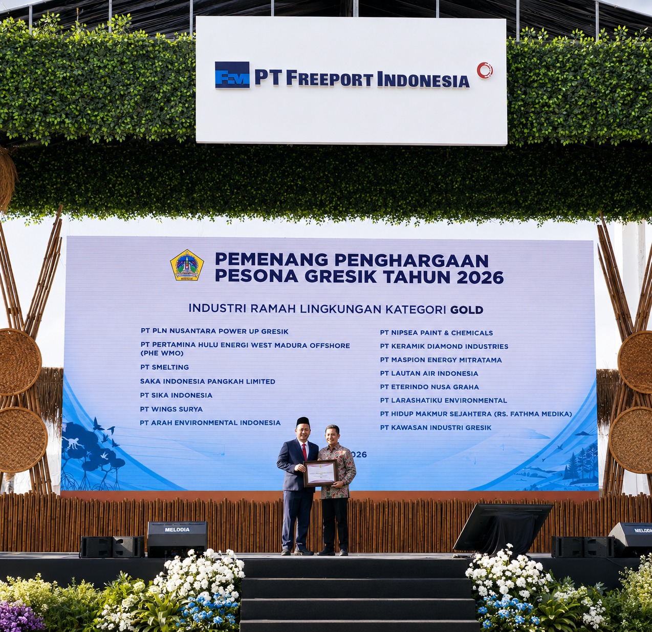 Komitmen Kelola Air Berkelanjutan Antar Lautan Air Indonesia Gresik Sabet Gold Pesona Gresik 2026