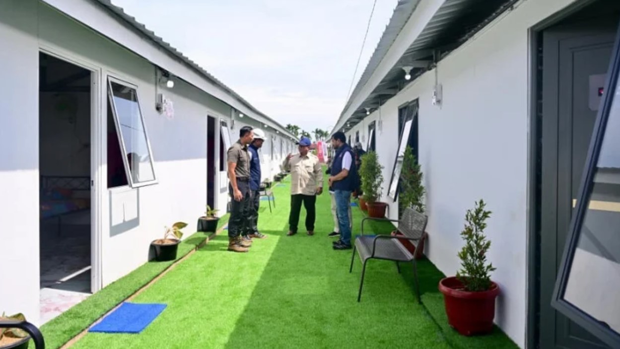 1.050 unit Hunian Sementara Korban Bencana Sumatera Terbangun, 600 unit Siap Serah Terima 8 januari 2026