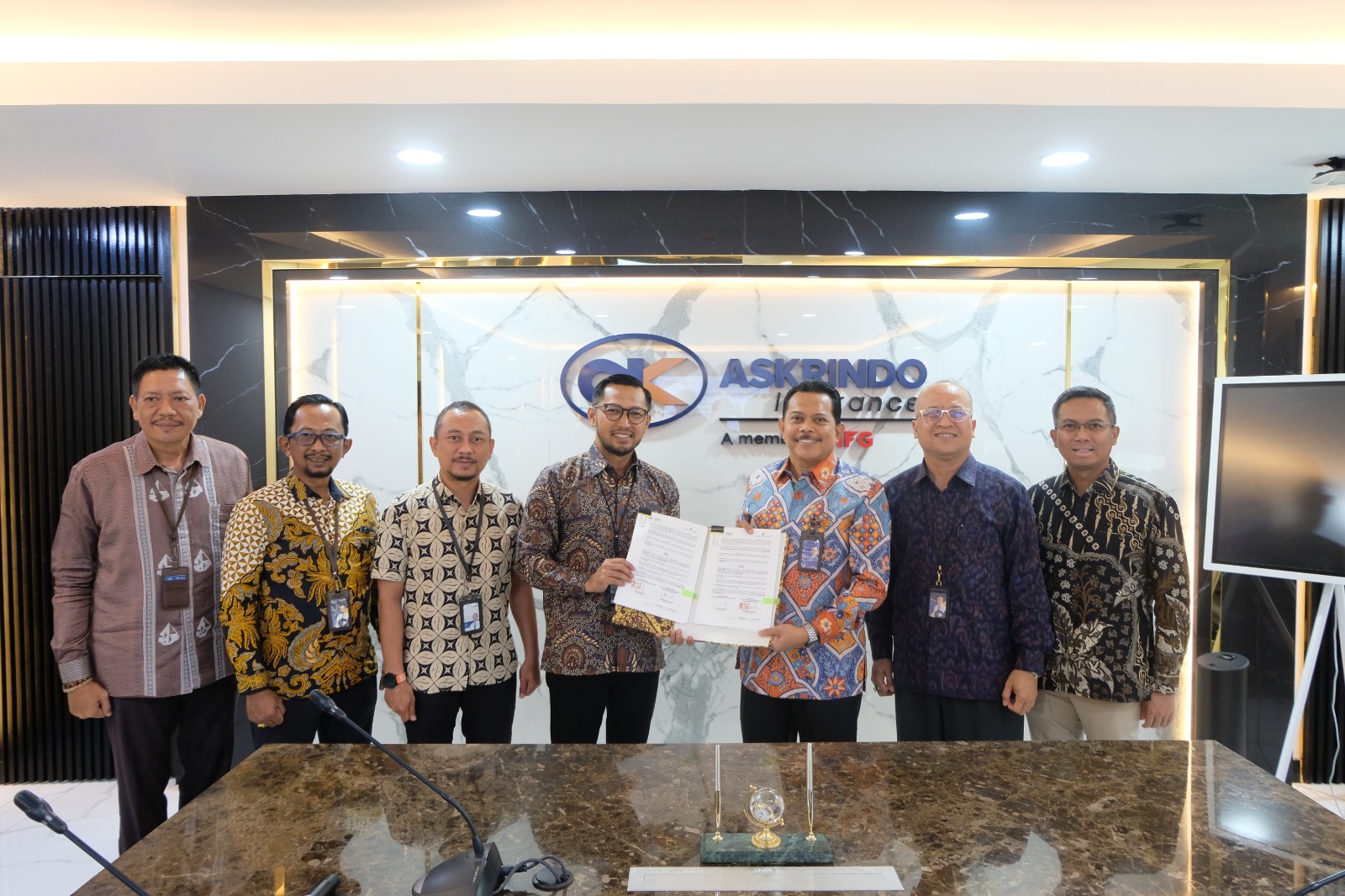 Askrindo Perkuat Sinergi dengan Bank Kalsel